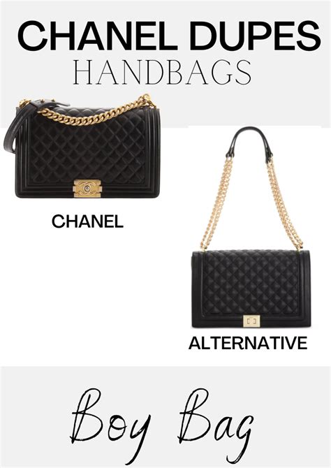 black quilted chanel bag dupe